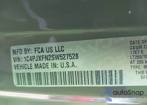 2025 Jeep Wrangler 4-Door Rubicon 4X4 from USA, damaged, VIN 1C4PJXFN2SW527528